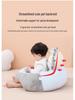 Cartoon Infant Soft Learning Chair - Portable Silicone Anti-Fall Seat & Plush Toy