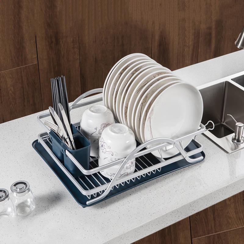 Nordic Foldable Aluminum Dish Drying Rack