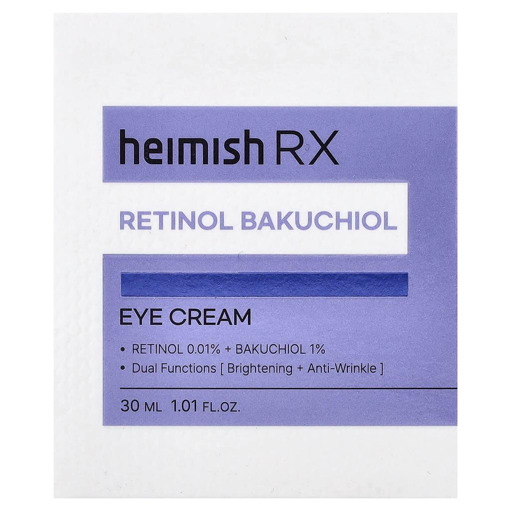 Heimish, RX Retinol Bakuchiol Eye Cream, 30ml (1.01 fl oz)