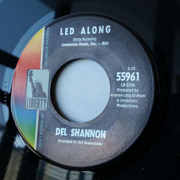 

7inch Record DEL SHANNON Led Along I Cant Be True 55961 Liberty 1967 US Rock Used