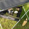 Outdoor Folding Picnic Table with Hanging Storage Net and Bag