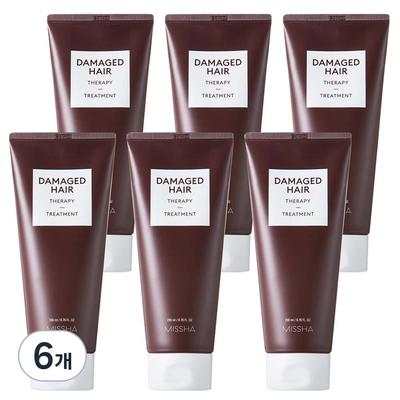 Trattamento terapeutico per capelli danneggiati, 200 ml, 6 pezzi