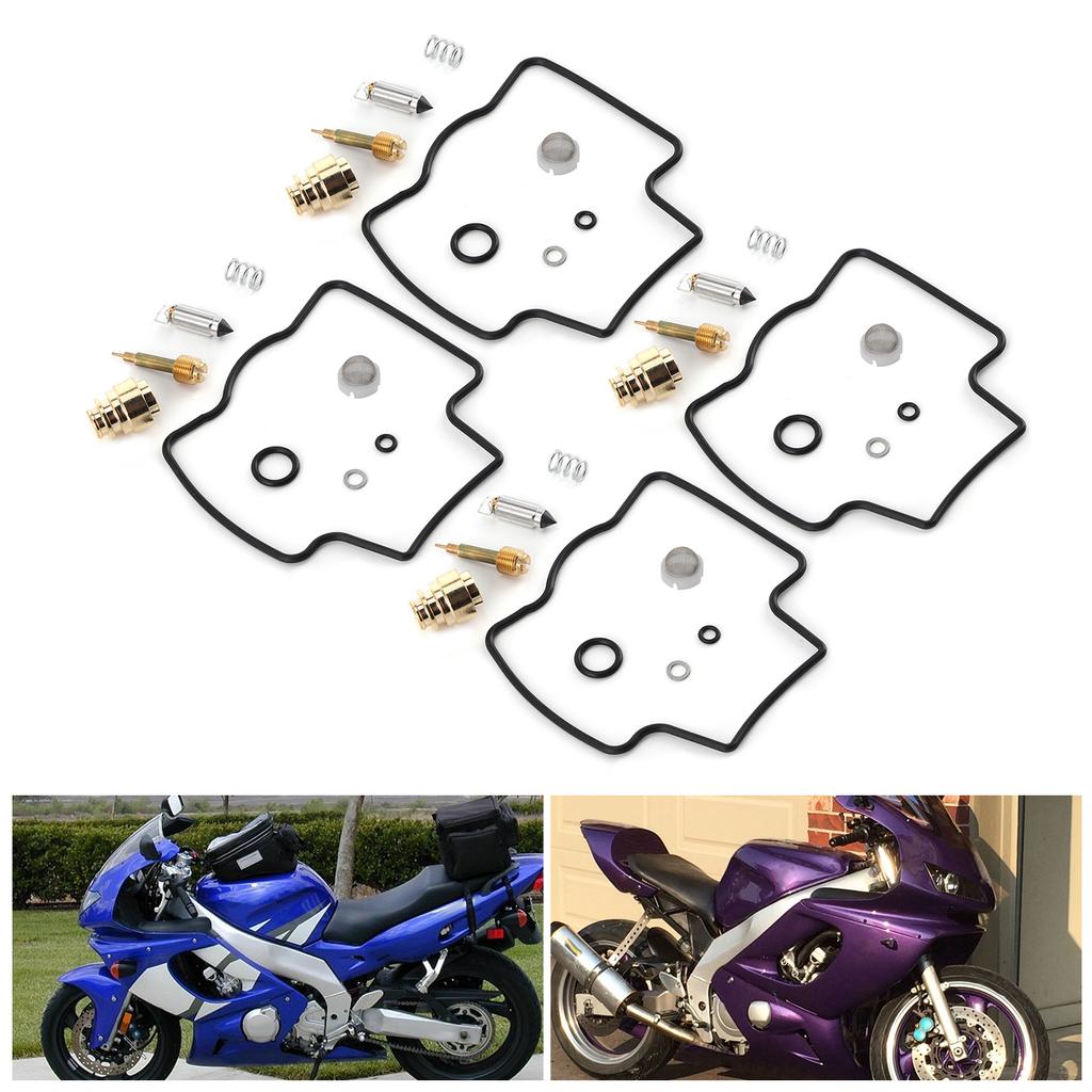 4 Zestawy Naprawcze Gaźnika Remont Gaźnika Części Zamienne Pasują do Yamaha YZF600R 1997?2007