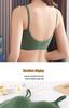 Wire-Free Pure Cotton Camisole with Chest Pad: Beautiful Back, Shockproof Fitness Yoga Bra