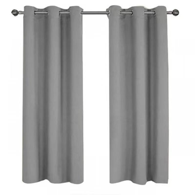 

Окно Однотонная Высокая Плотность Полное Затемнение Готовая Штора Экран для Окна Finished product processing per meter светло-серый