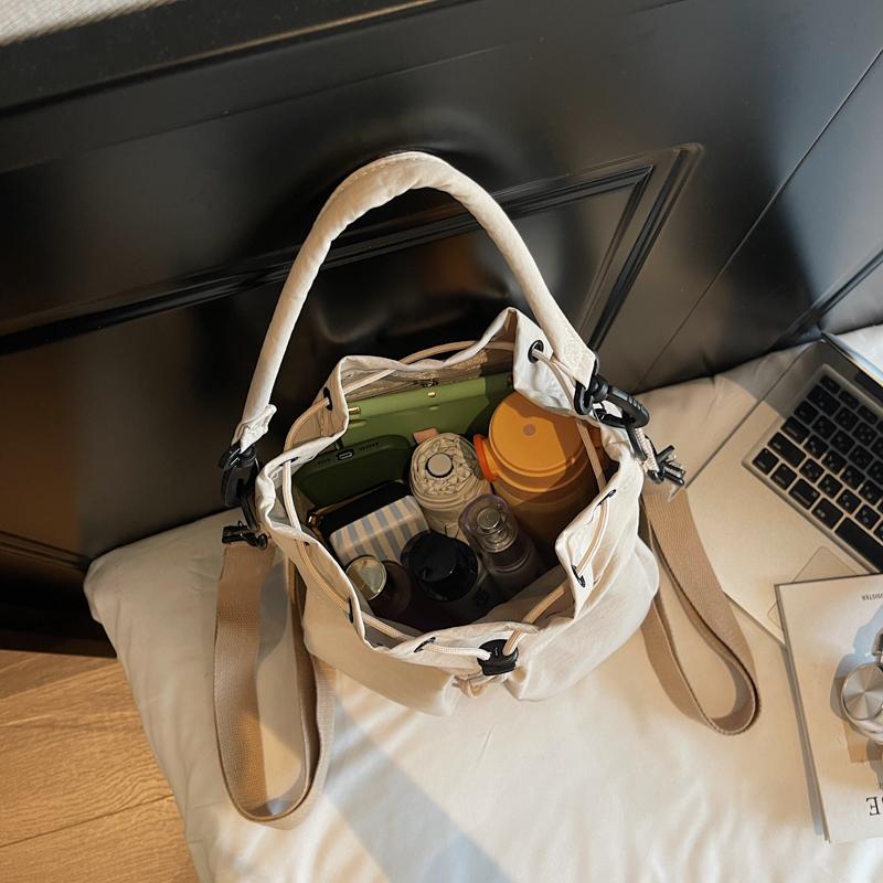 Multifunktionale Umhängetasche mit großer Kapazität Damen Rucksack mit Kordelzug Mehrfachtasche Umhängetasche