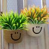Einzelne simulierte grüne Pflanze Narzisse Hängende Orchidee Stielbündel, Künstliche Heim-Topfblumenarrangement-Ornament Gartenarbeit Dekoration