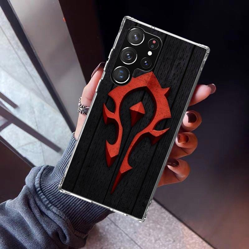 W-World Of W-Warcraft W-Wow Phone Case For Samsung Galaxy S23 S24 S25 Edge S26 Ultra S22 + S21 Plus S20 FE Cover Silicone Print