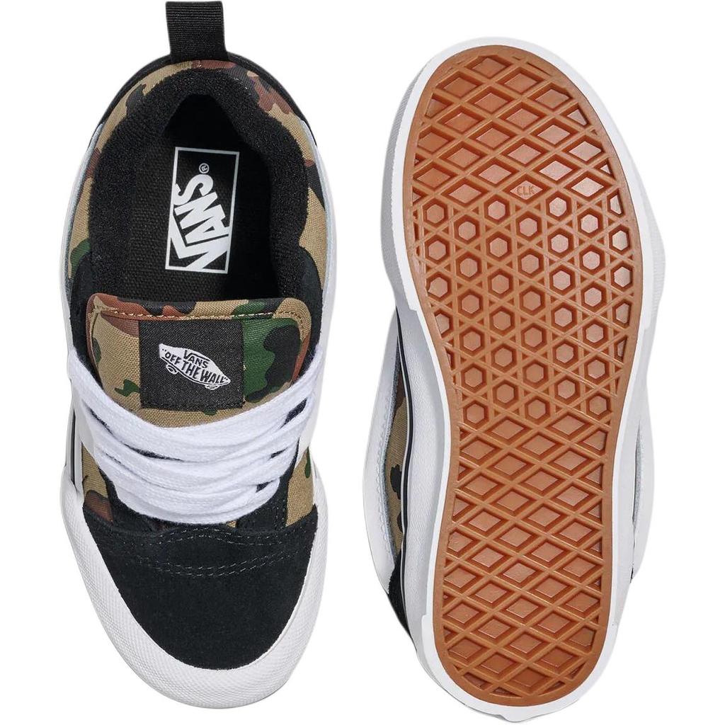 Vans Knu Skool Nino Comfortable Soft Support Low Top Kids Skate Shoes Kids Sneakers Black Brown VN000CYUYJ7