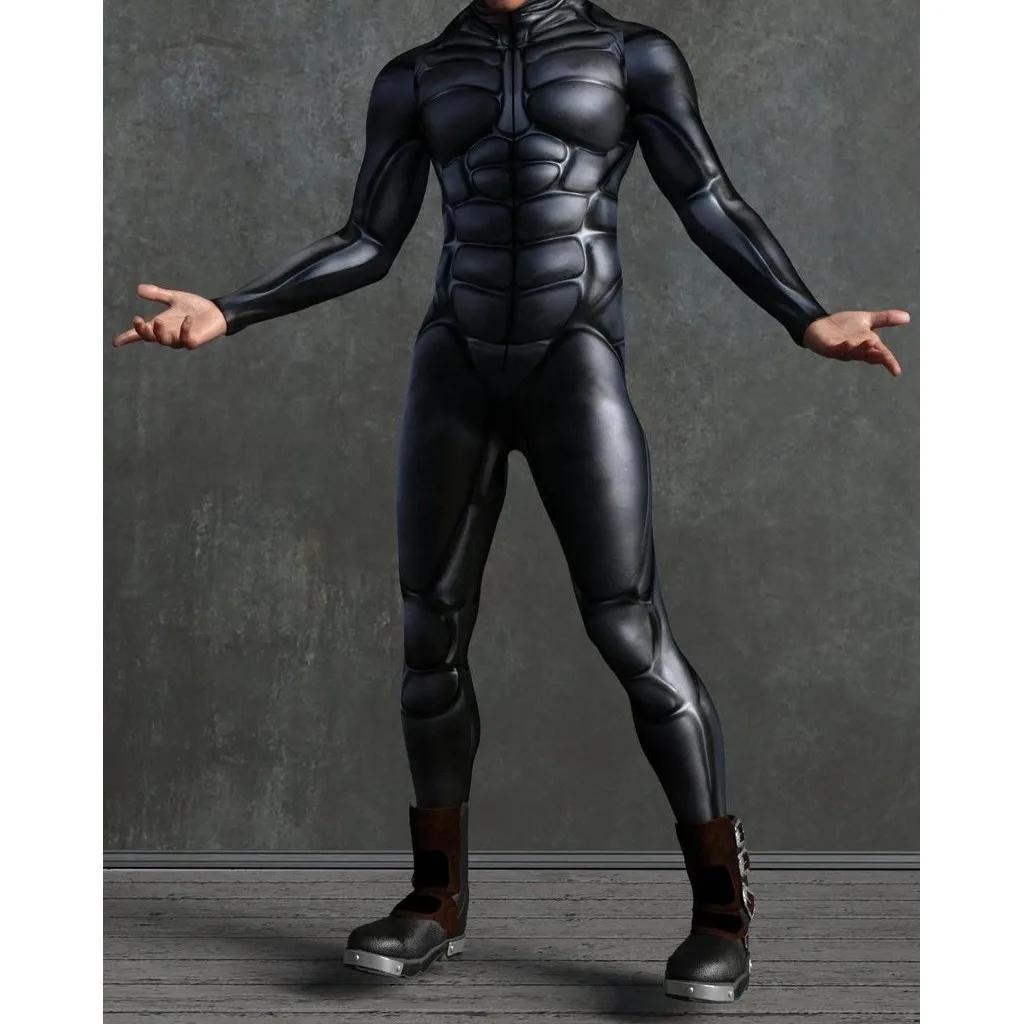 

3D цифровий друк сценічних костюмів для дорослих Хелловін події карнавал тематична вечірка косплей костюм гральний костюм комбінезон Adults S