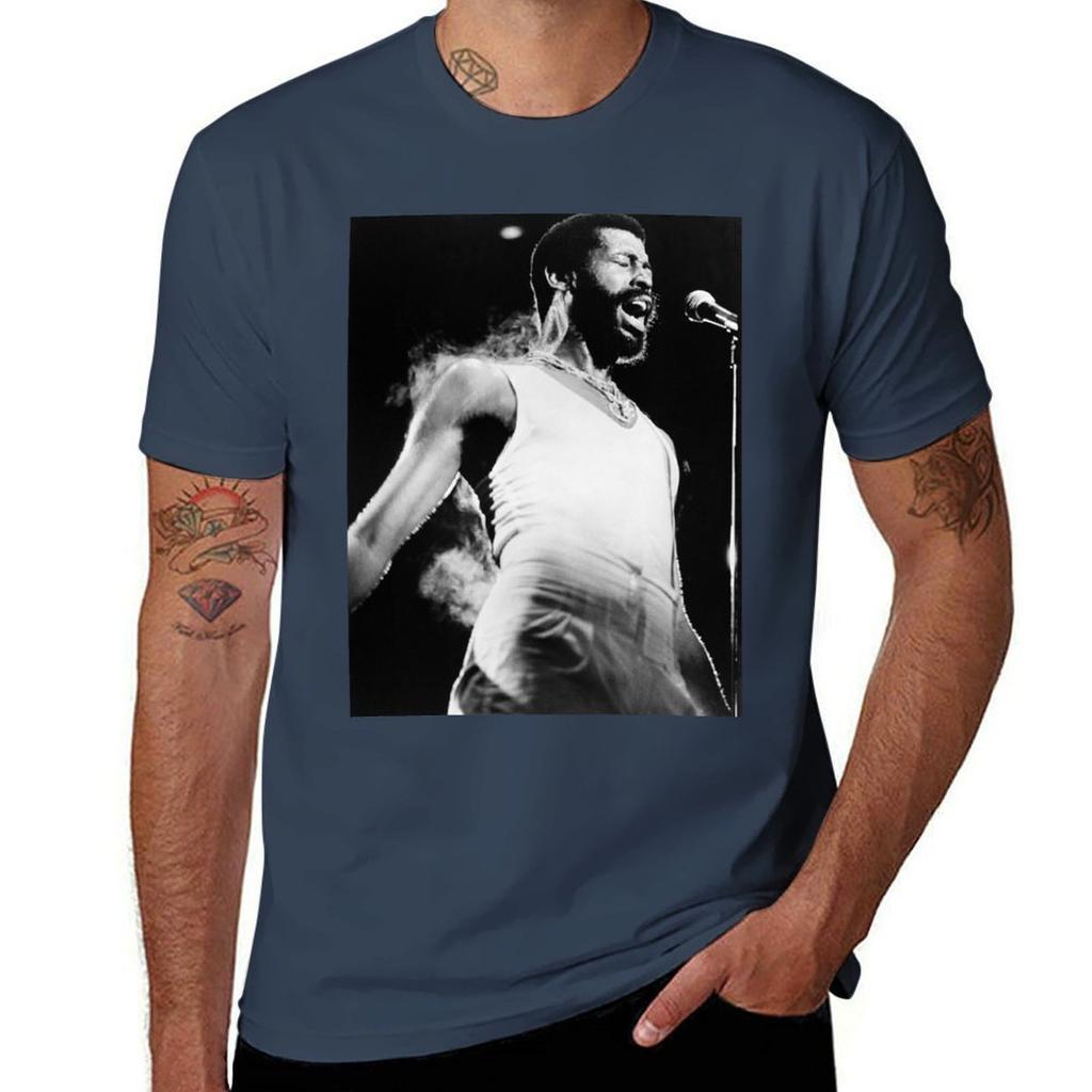 Teddy Pendergrass Live And Hot Tshirt No Iron Casual Short Sleeve Top