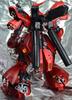 MG 1/100 MSN-04 Sazabi Ver.Ka Metal Vernier Full Set (Silver Exterior, Red Interior)