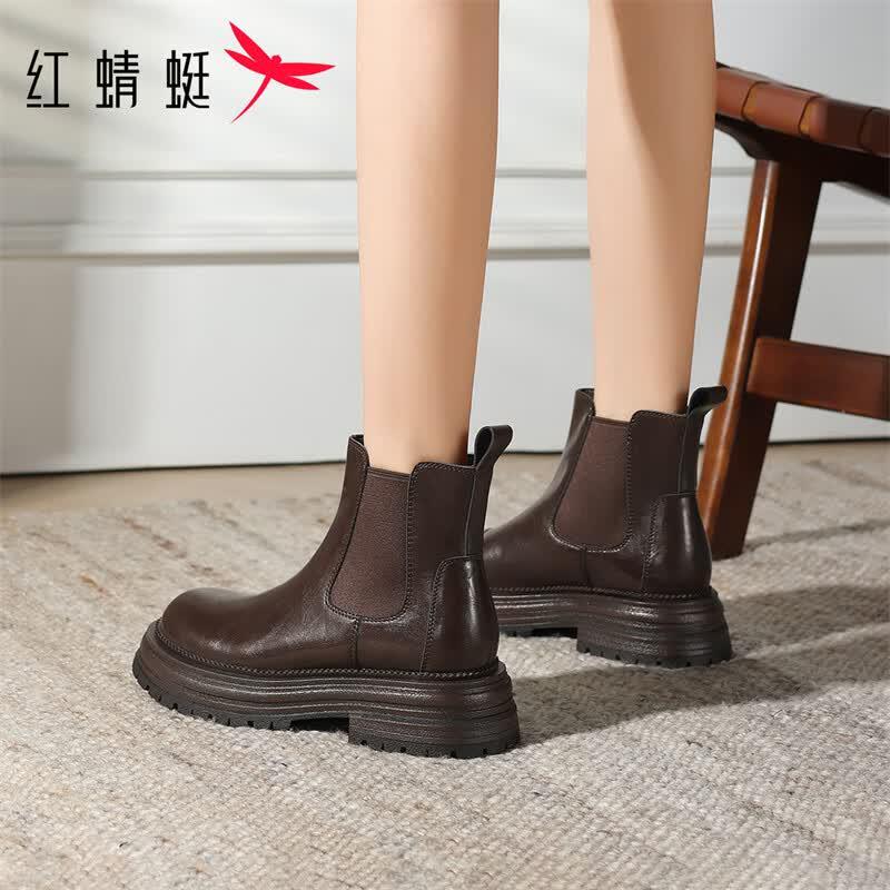 Women's Chunky Heel Chelsea Ankle Boots