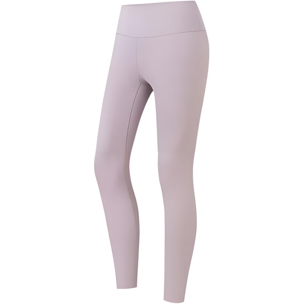 Anta Solid Color High Waist Sports Leggings Women Leggings Pearl-Purple 162357303-4