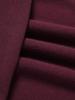 Autumn/Winter Lapel Pleated Long Sleeve Slimming Base Layer Pullover