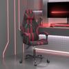 Day and Night - Day and Night Black and Wine Red Synthetic Leather Gaming Chair