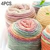 2025 New 4-Color Rainbow Yarn, 5-Strand Milk Fiber for DIY Projects