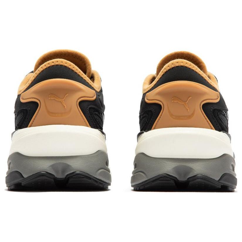 Puma Extent Nitro Heritage Jet Black Brown Unisex Sneakers Whisper-White 385556-01