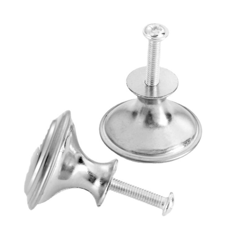 20Pcs/Pack Drawer With Screws Door Knobs Hardware Cupboard DIY Cabinet Handles Stainless Steel Kitchen