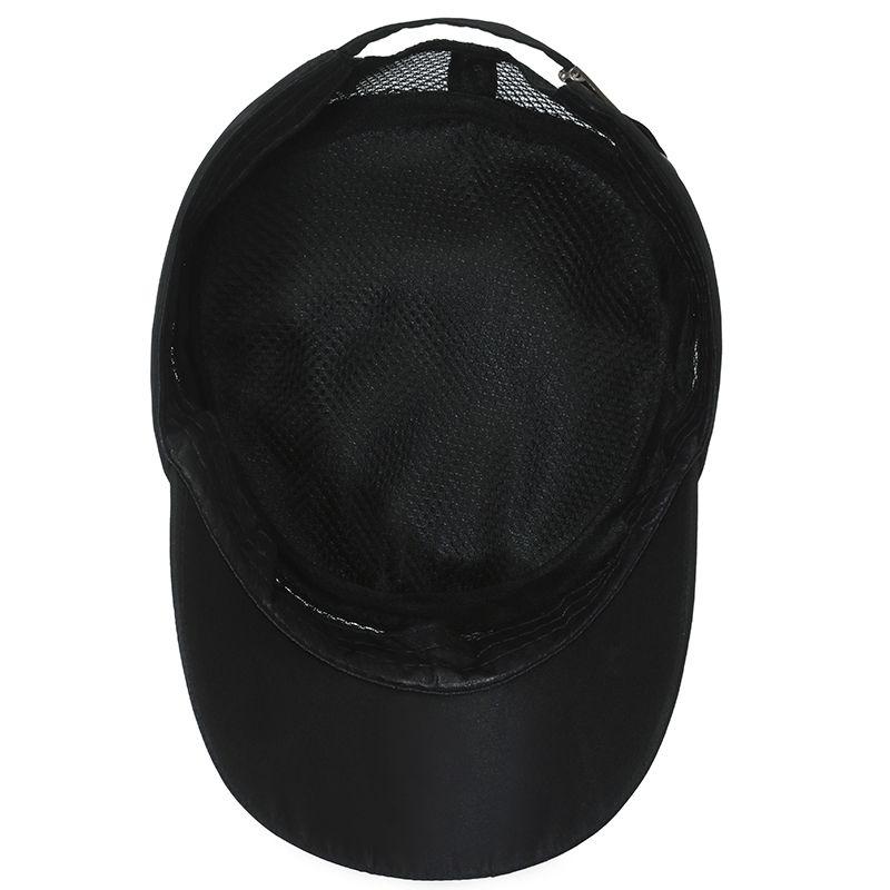 Men's Hat, Summer Breathable Mesh Hat, Outdoor Sports Flat Top Hat, Middle-aged and Elderly Quick Drying Duckbill Hat, Windproof and Sunshade Hat