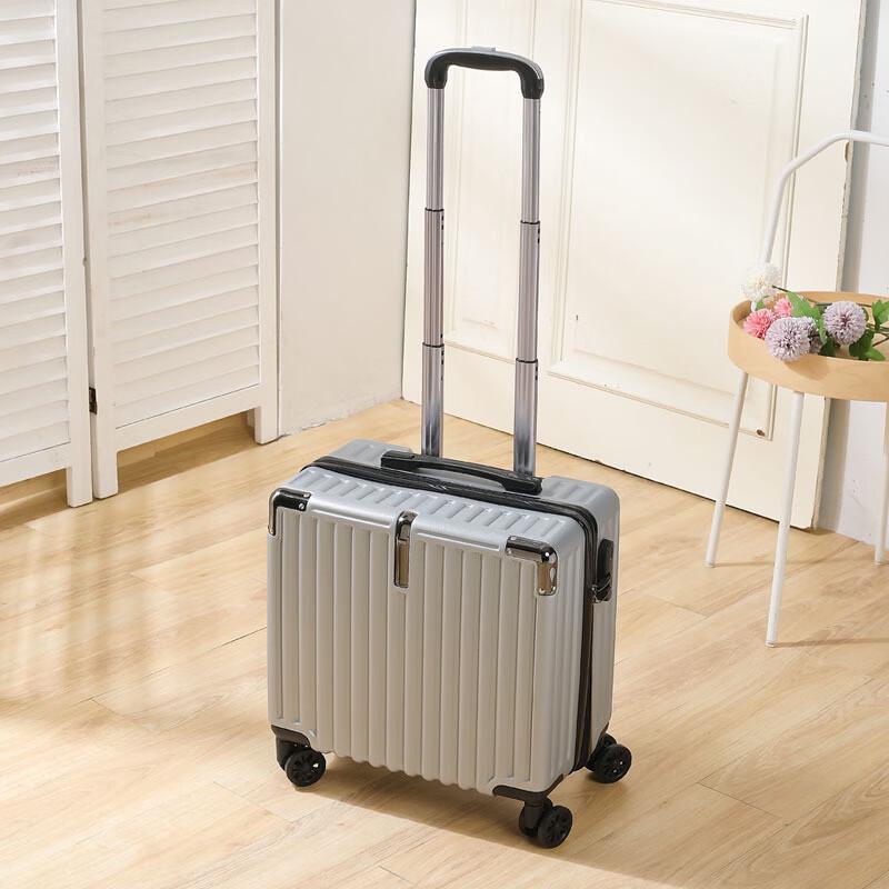 Li Shen 18-inch Silver ABS&PC Carry-on Luggage