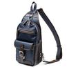 Body Made In Okayama Toyooka Bag, Japan, Denim, Sewing, Vertical, Navy, 200-BAGBDY1NV