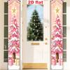 2D Flat, 2D Flat - 2D Door Banner 2D Flat, 2D Flat - 2D Door Banner 2D Flat Banner [Party Banner, Flag Banner] 2pcs, Polyester Material, Pink Gentle S