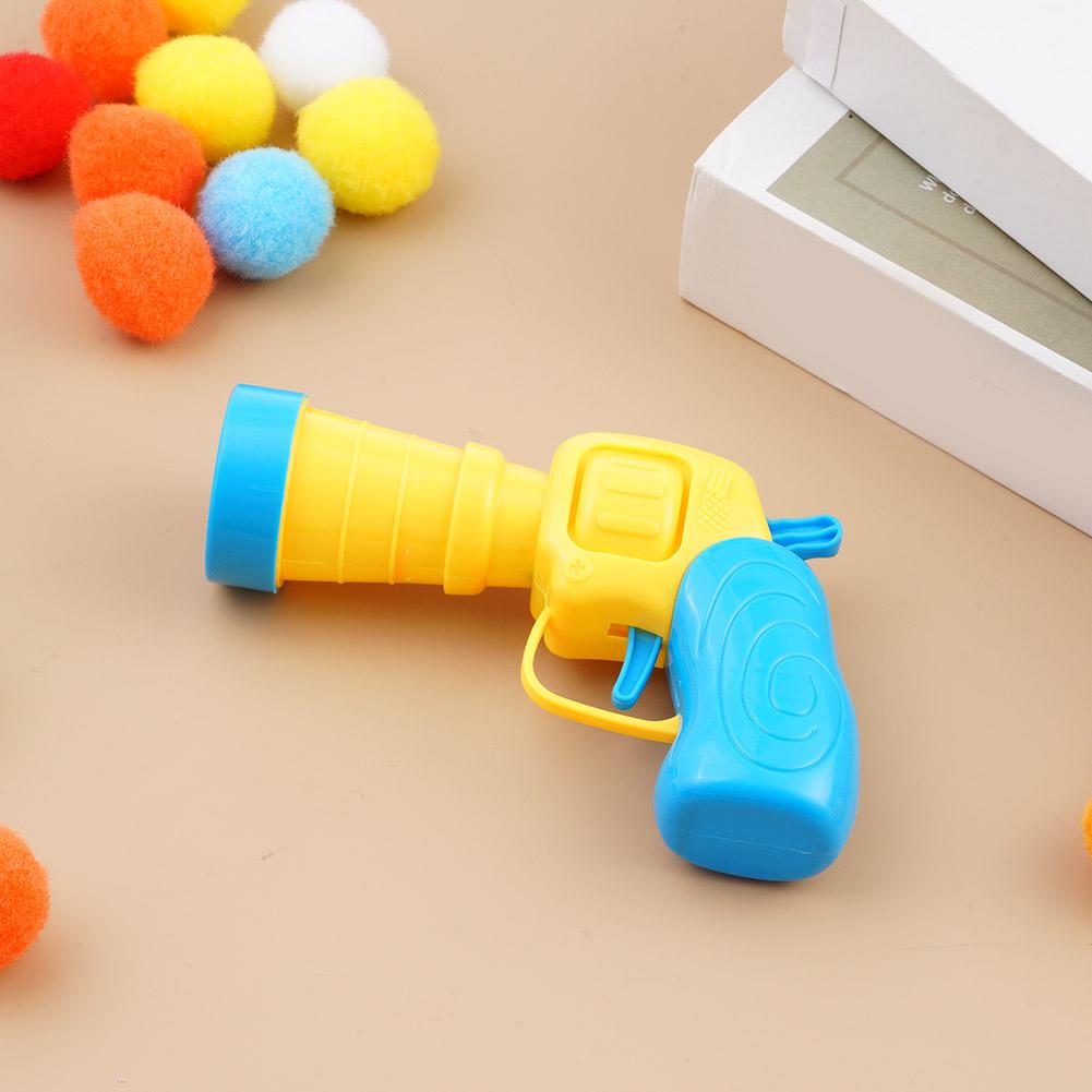 Cat Plush Toy Gun Plush Launcher Silent Interactive Tool Mini Shooting Gun Games Stretch Plush Ball for Toys Pet Supplies