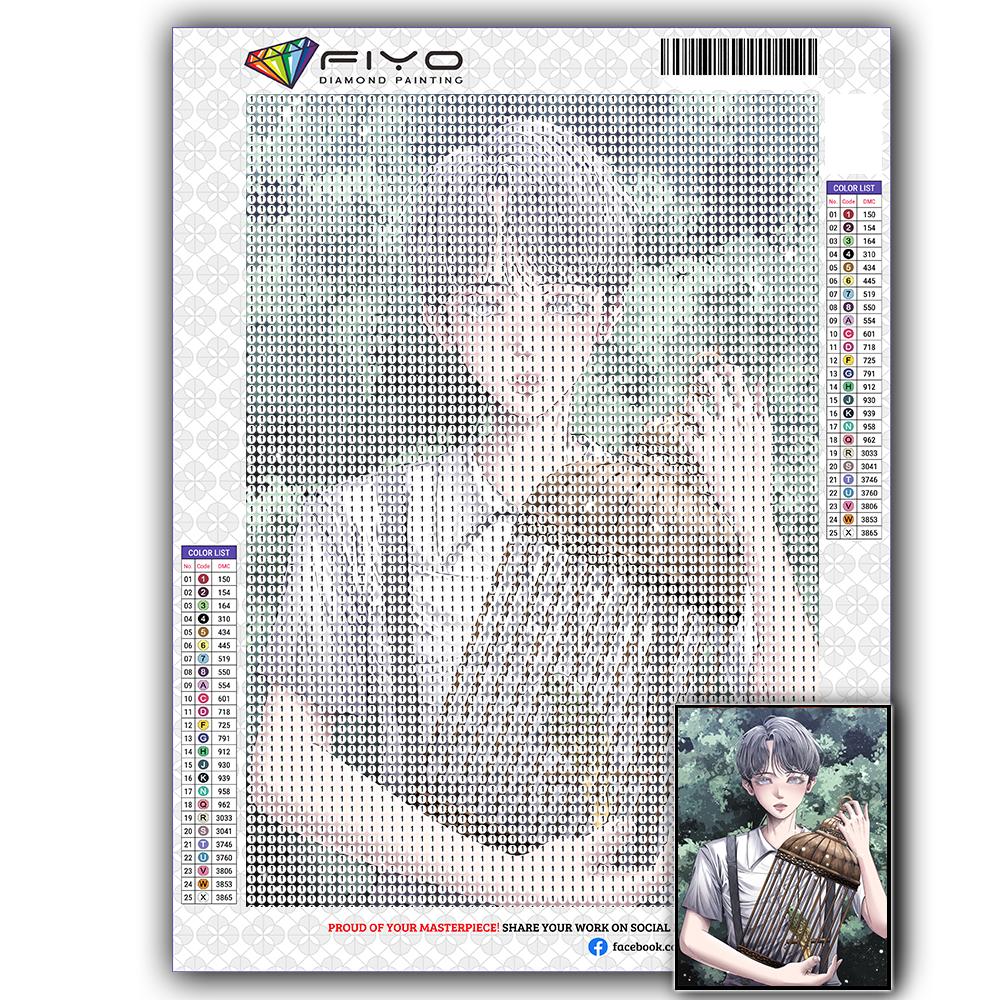 Diamond Painting Kit Maiden Girl 5D DIY Diamond Embroidery Portrait Pictures of Rhinestones Mosaic Decoration