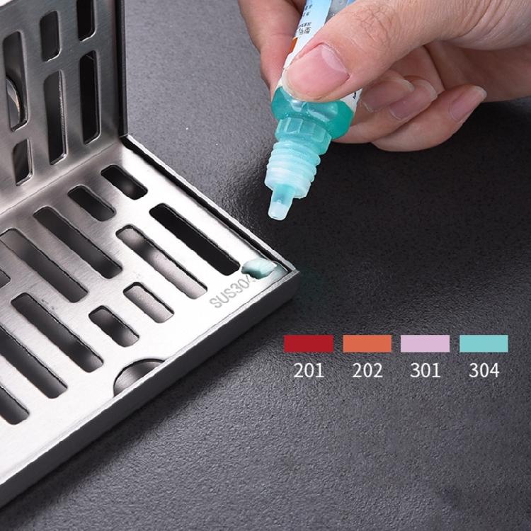 Anti-wear L Shape Stainless Steel Bathroom Tile Insert Floor Drainer Square