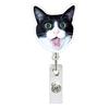 Lanyard Memes Badge Reels Retractable Name Tag Holder Fashion Cat Keychain