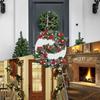 Christmas Front Door Decorations Realistic Christmas Door Garland Artificial Centerpieces Ornaments Decorations With Lights For