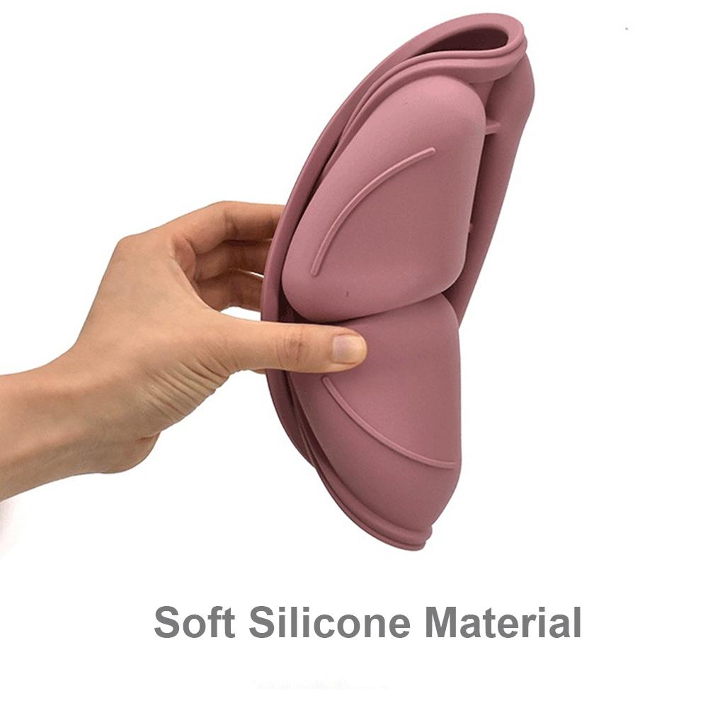 Silicone  Plates for Babies Toddlers Self Feeding Baby Plate with Silicone Spoon & Fork BPA Free