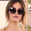 Fashion Vintage Cat Eye Sunglasses Women Men Brand Designer Retro Sun Glasses Female Male Mirror Punk Shades