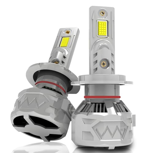 

Светодиодные фары Stebovol H7, противотуманные фары, 18 000 лм, 60 Вт, высокая яркость 30 чипов, с вентилятором, 6500 К чистый белый, соответствуют требованиям нового техосмотра