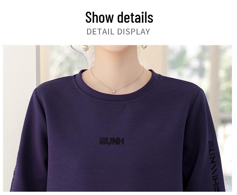 Mom's Stylish Slim-Fit Autumn Cardigan Set for Middle-Aged and Elderly