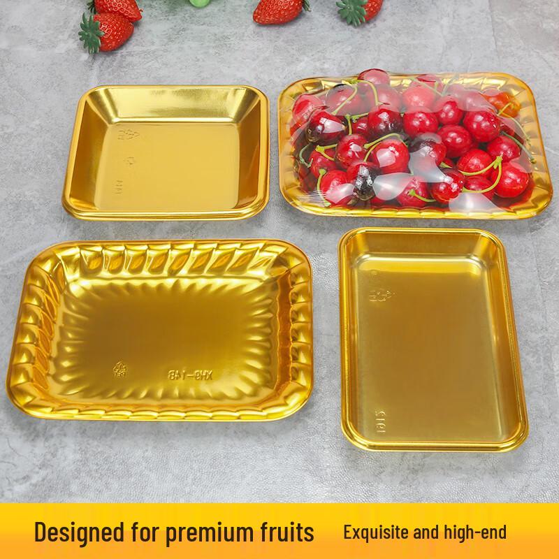 Einweg Gold Rechteckige Obstverpackungsbox