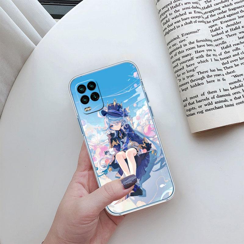 Genshin Impact Furina Transparent Phone Case for Motorola Moto G7 G8 G9 G84 G85 G73 G24 G15 Z2 Play Power Plus