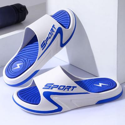 Male Slipper Pvc Beach Men's Shoe Casual Low Price Clappers 2024 Trend Comfortable Slides With Korean Style Adult Fun Eva Style