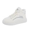 High-top sports cotton shoes women's new winter velvet thickened student board shoes platform versatile casual