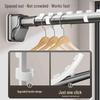 No-Drill Extendable Clothes Drying Rod