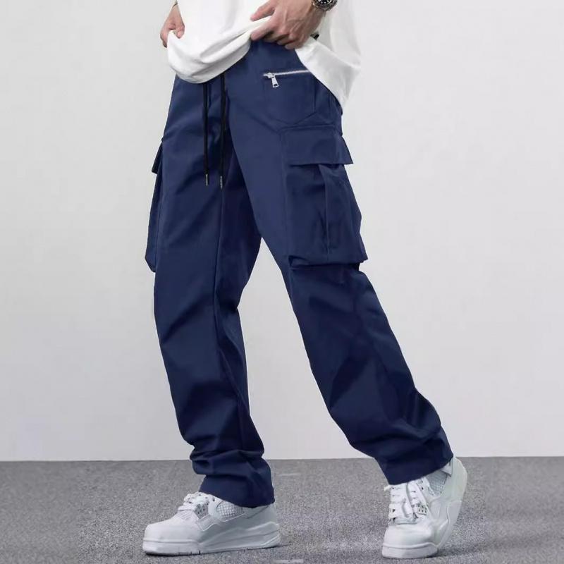 2026 New Loose Multi-Pocket Trousers Men's Casual Versatile Cargo Pants