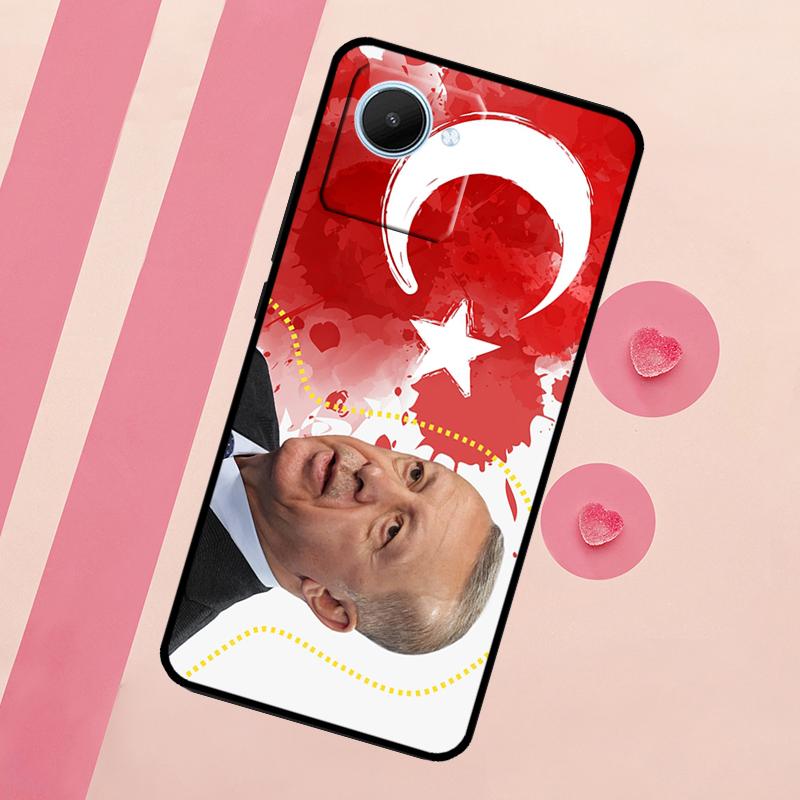 Turkey Recep Tayyip Erdogan For Realme C67 C75 C63 C61 C71 C55 C51 C65 C53 10 11 12 13 14 15 Pro Plus GT6 GT7 Pro Case