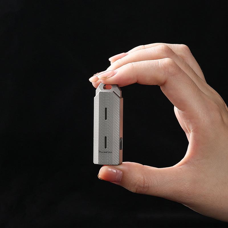 Titanium Alloy EDC Survival Whistle - High Decibel Double Hole for Outdoor Camping