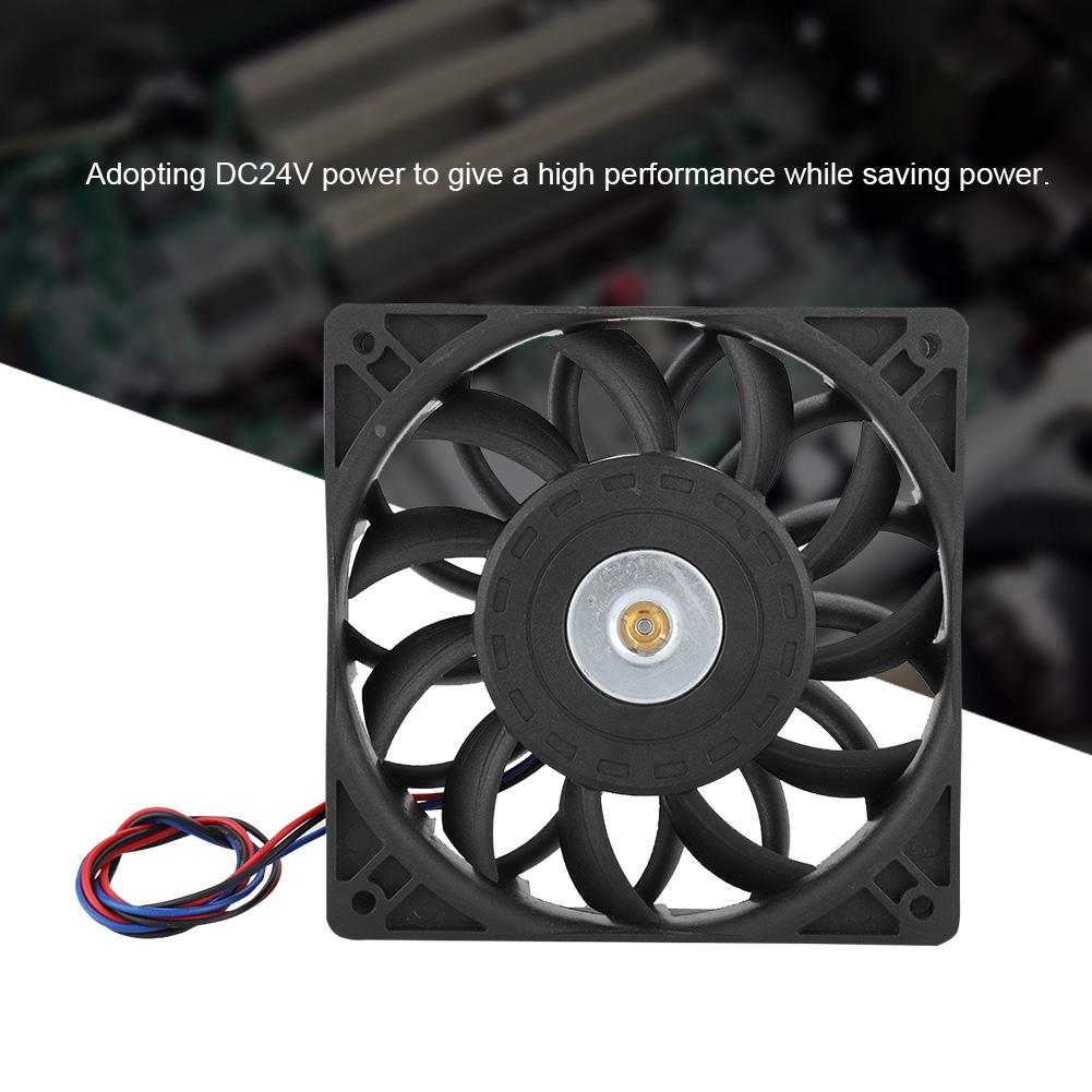 SHLF1224KBE 36 DC24V 1.14A 12CM Inverter Transmission Server Fast Heat Dissipation Cooling Fan
