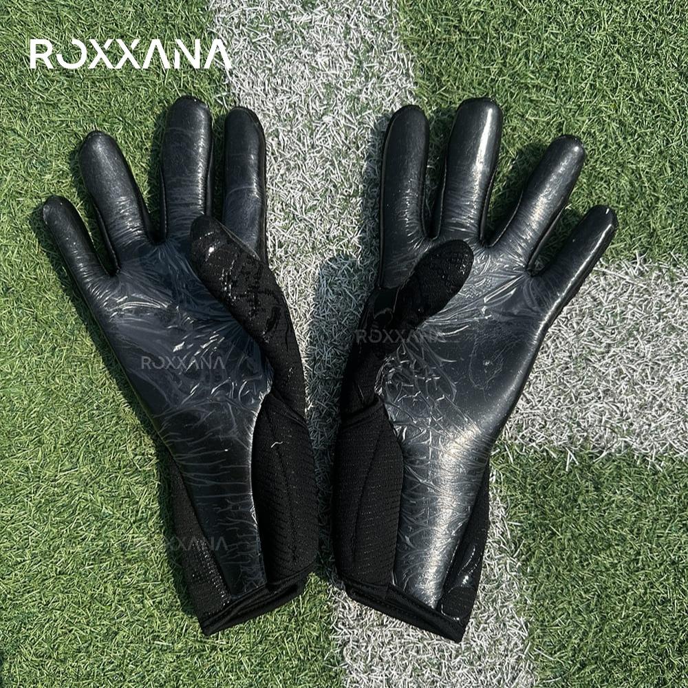 ROXXANA Hochleistungs-Schutz-Erwachsenen-Fußballtorwarthandschuhe - Rutschfest mit Latex-Grip | Ideal für Training & Spiele
