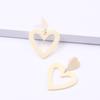 3 Pieces Sturdy Acrylic Heart Drop Earrings Comfortable Wear and Stylish for Everyday Wear and Special Occasions