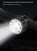 Ultra-Bright Waterproof Cycling Headlight with Induction and Warning Features for Night Riding