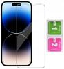 Case for iPhone 14 Pro MATTE CASE Silicone SOFT MATT Cover + 9H Glass