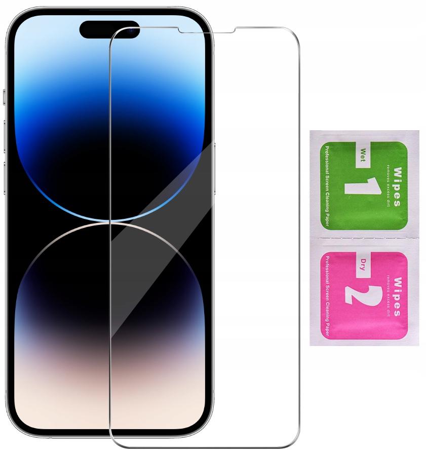 Case for iPhone 14 Pro MATTE CASE Silicone SOFT MATT Cover + 9H Glass